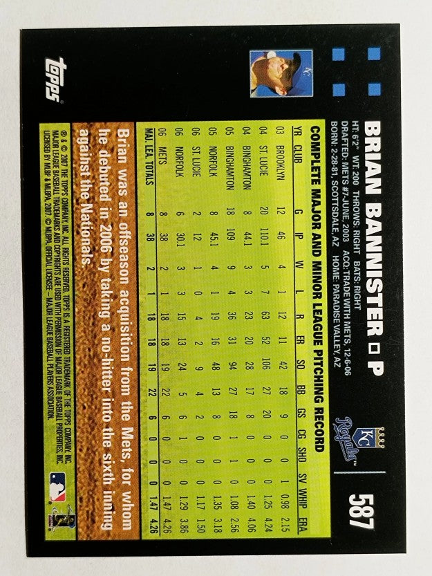 2007 Topps #587 Brian Bannister