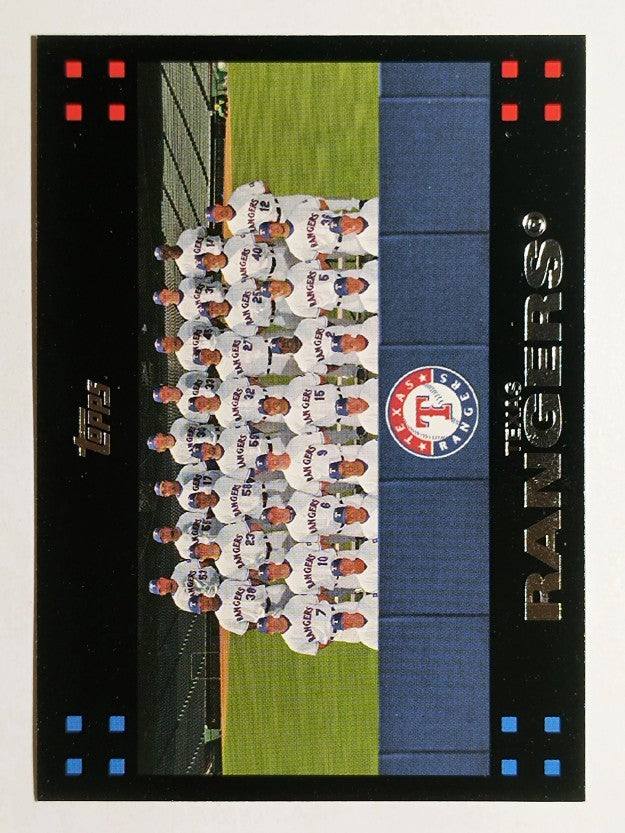 2007 Topps #596 Texas Rangers