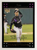 2007 Topps #637 Justin Hampson