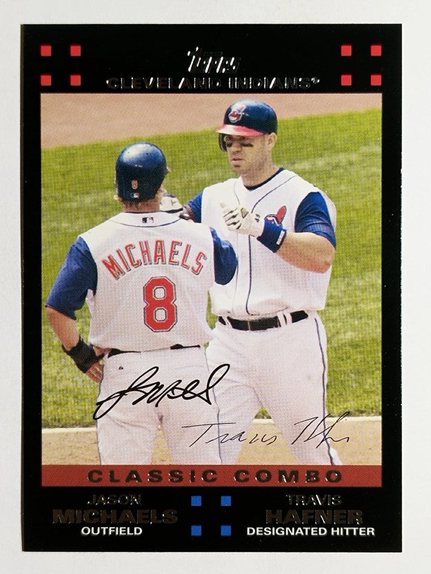 2007 Topps #651 Jason Michaels/Travis Hafner CC