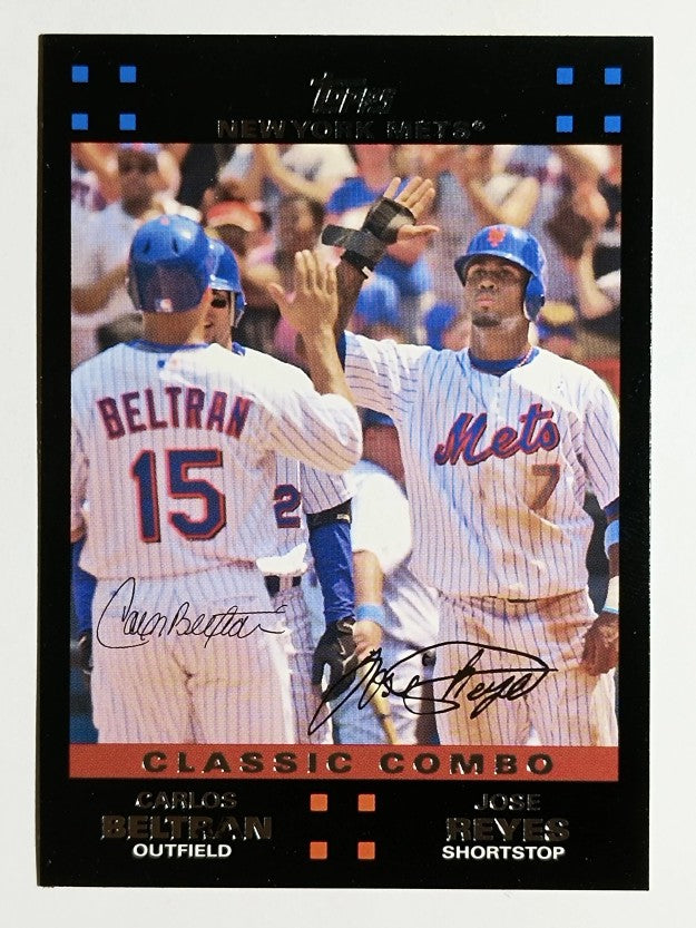 2007 Topps #656 Carlos Beltran/Jose Reyes CC