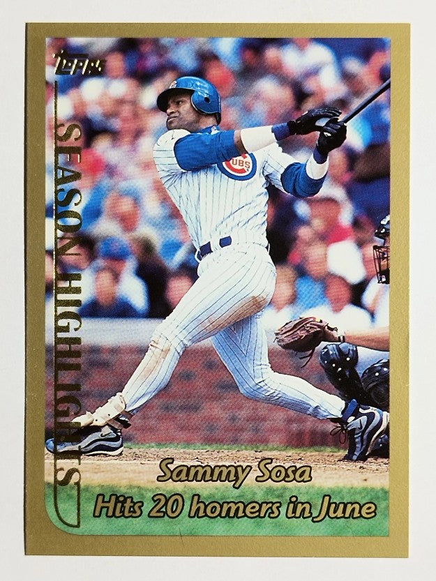 1999 Topps #202 Sammy Sosa HL