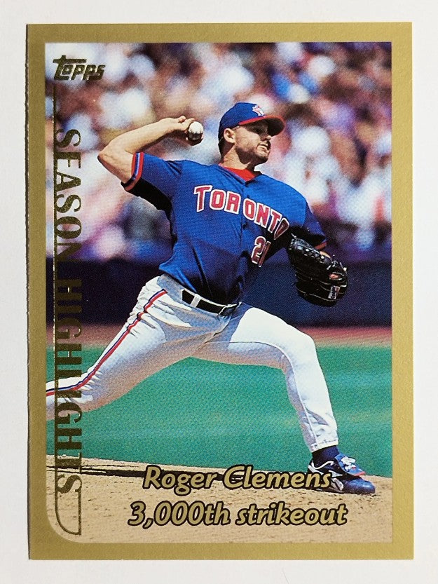 1999 Topps #203 Roger Clemens HL