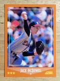 1988 Score Rookie/Traded #85T Jack McDowell XRC
