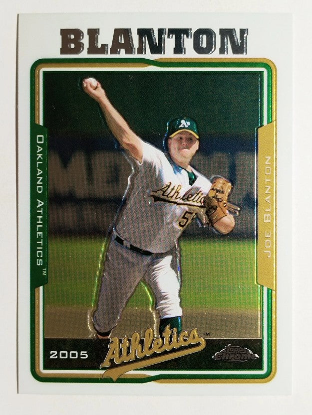 2005 Topps Chrome Update #52 Joe Blanton
