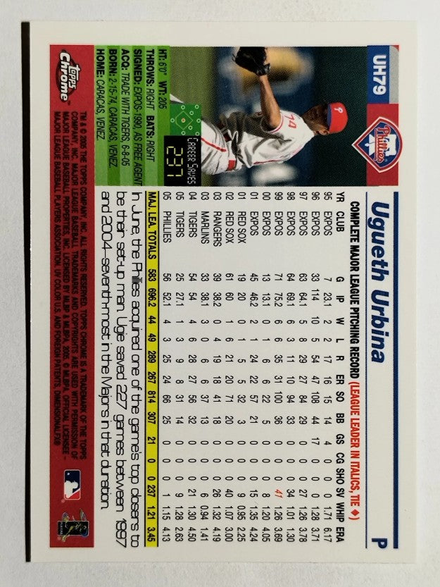 2005 Topps Chrome Update #79 Ugueth Urbina