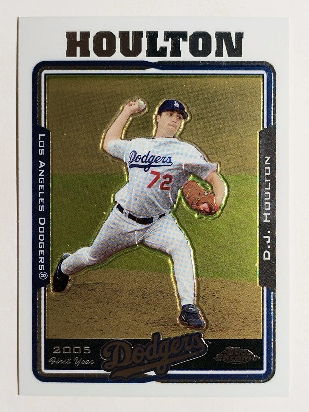 2005 Topps Chrome Update #115 D.J. Houlton FY RC
