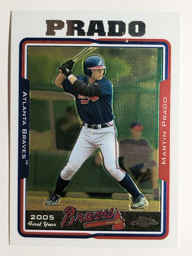 2005 Topps Chrome Update #130 Martin Prado FY RC