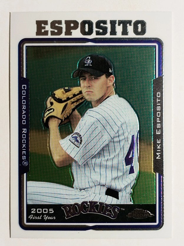 2005 Topps Chrome Update #158 Mike Esposito FY RC
