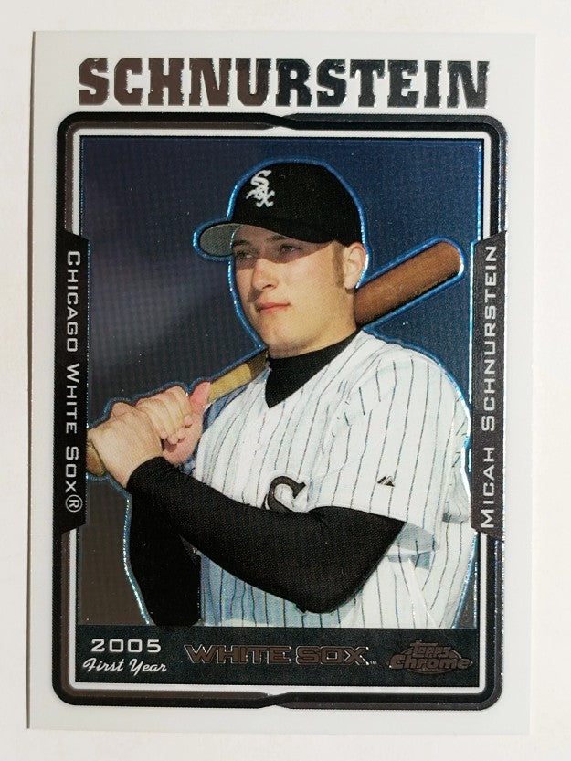 2005 Topps Chrome Update #161 Micah Schnurstein FY RC