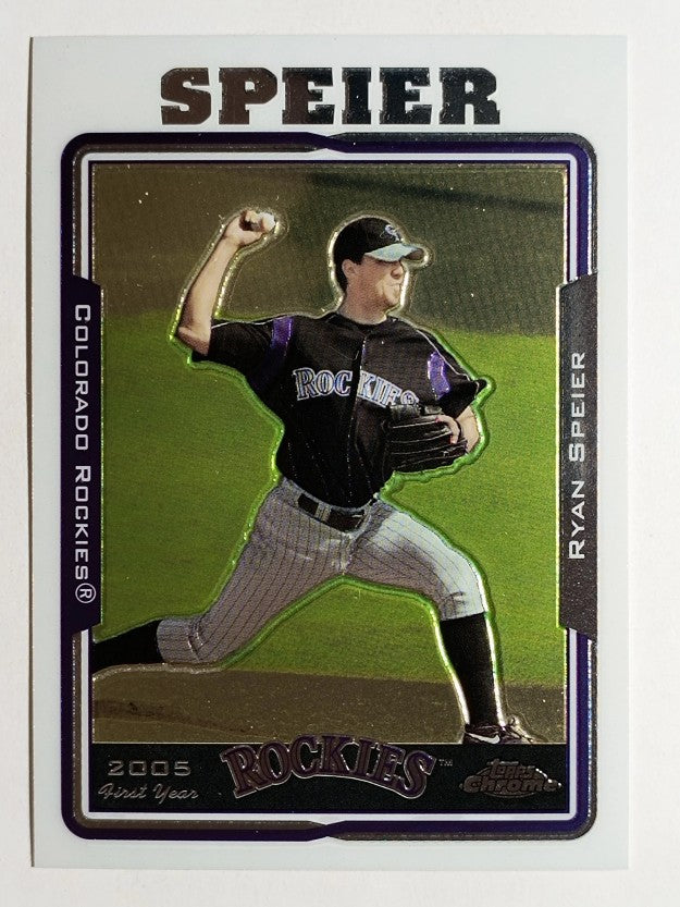 2005 Topps Chrome Update #165 Ryan Speier FY RC