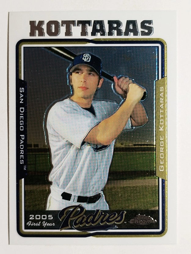 2005 Topps Chrome Update #175 George Kottaras FY RC