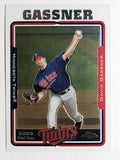2005 Topps Chrome Update #180 David Gassner FY RC
