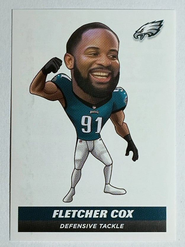 2021 Panini Stickers #329 Fletcher Cox ILLUSTRATED
