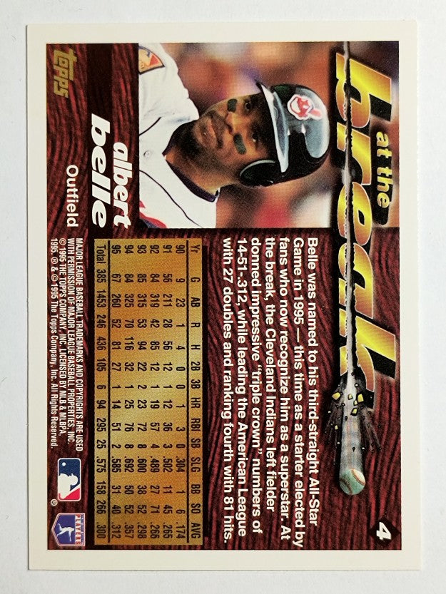 1995 Topps Traded #4T Albert Belle AB