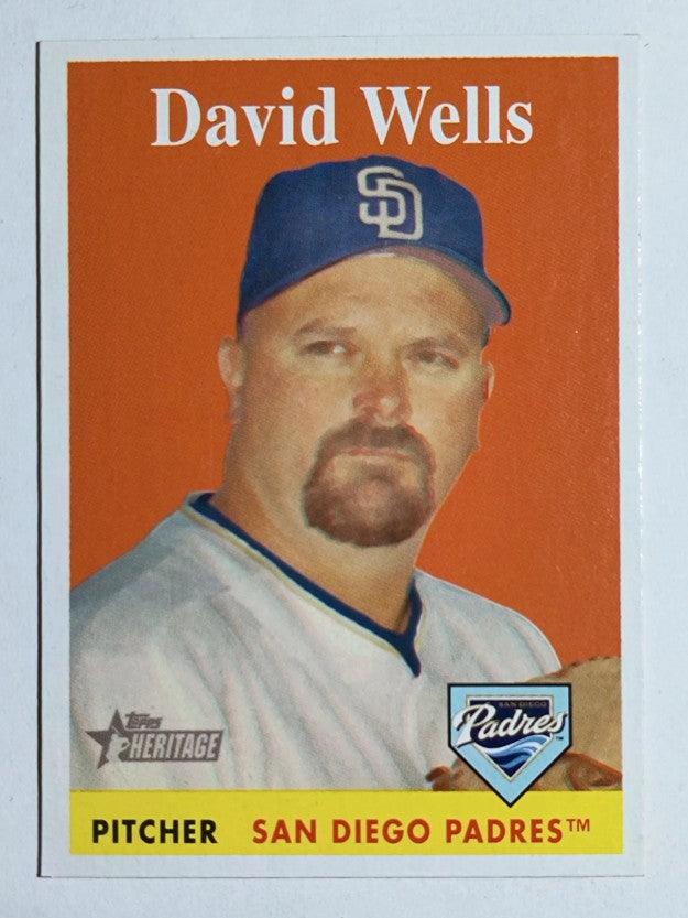 2007 Topps Heritage #3 David Wells