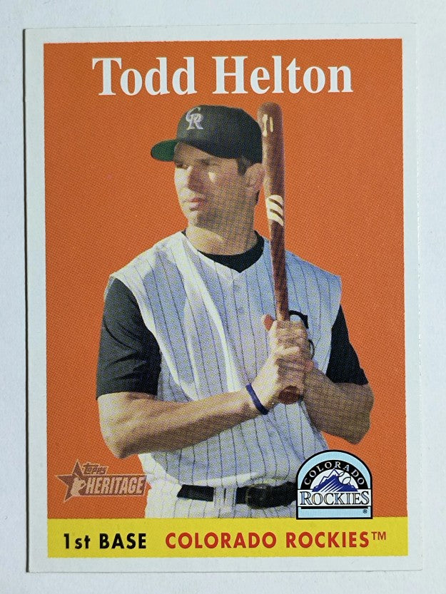 2007 Topps Heritage #7 Todd Helton