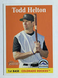 2007 Topps Heritage #7 Todd Helton