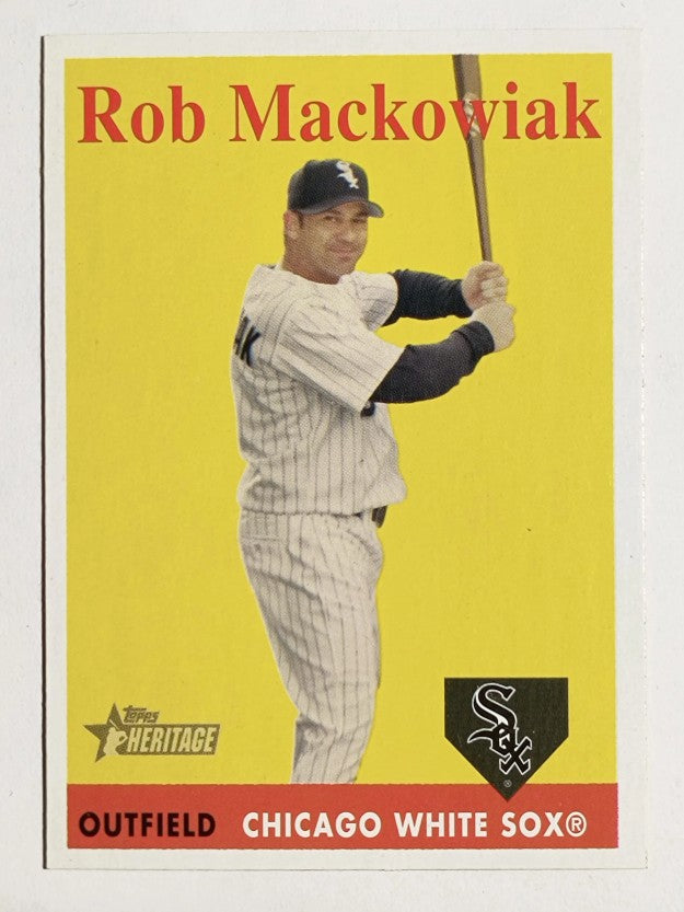 2007 Topps Heritage #11a Rob Mackowiak