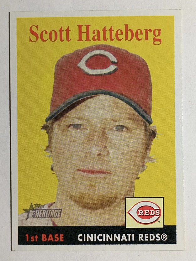 2007 Topps Heritage #12 Scott Hatteberg