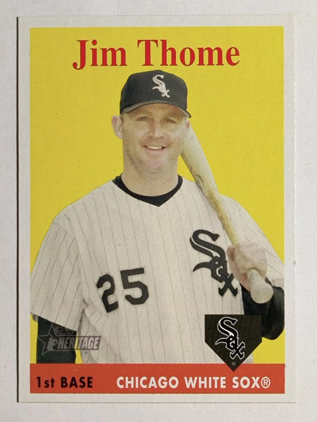 2007 Topps Heritage #33a Jim Thome