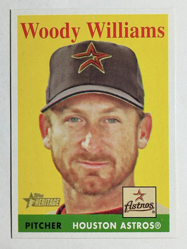 2007 Topps Heritage #35a Woody Williams