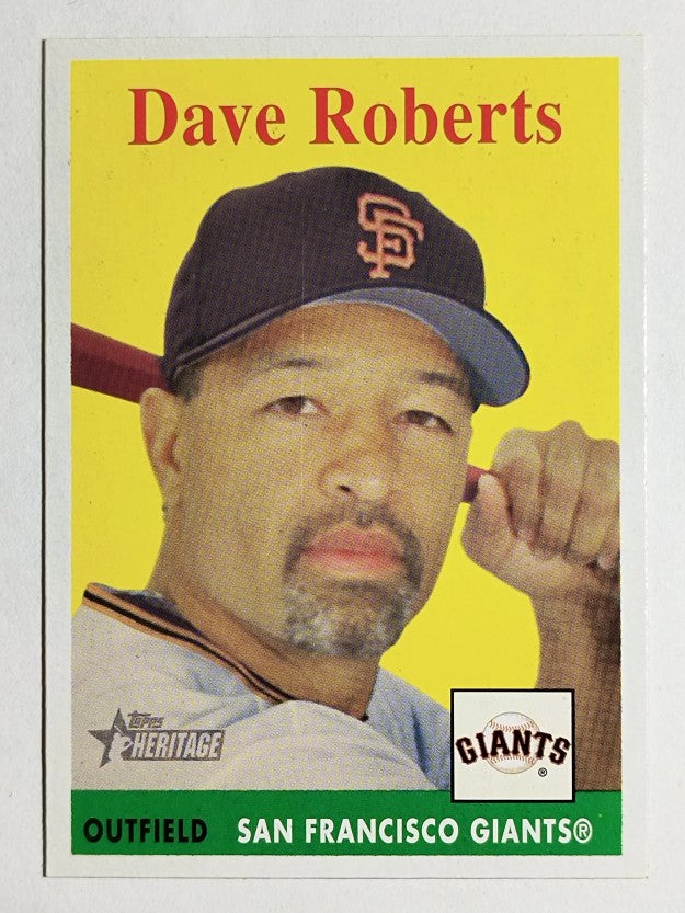 2007 Topps Heritage #38 Dave Roberts