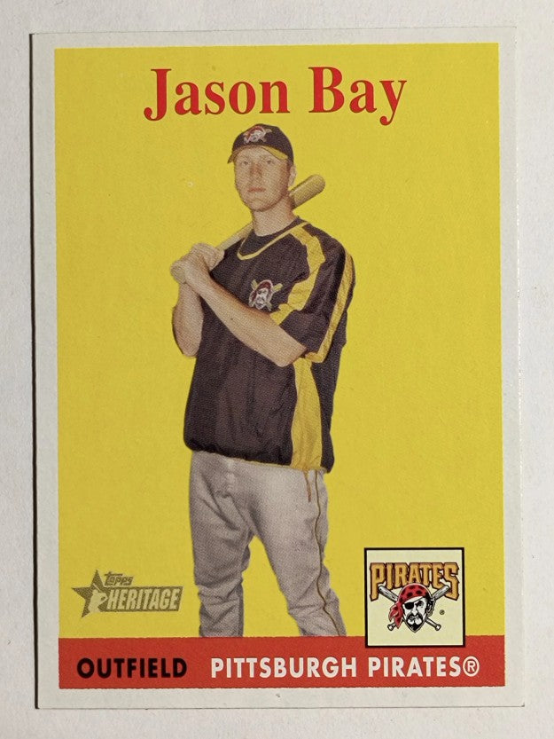 2007 Topps Heritage #52a Jason Bay
