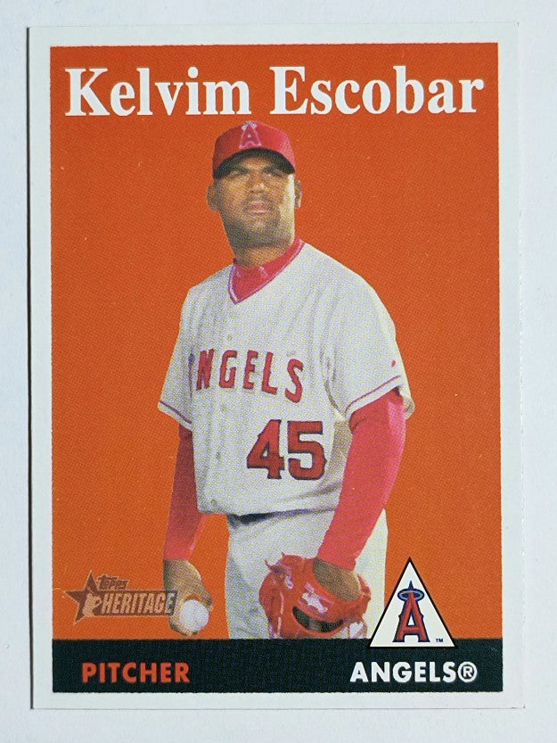 2007 Topps Heritage #57a Kelvim Escobar