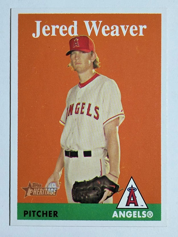 2007 Topps Heritage #80 Jered Weaver