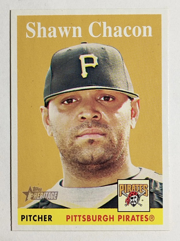 2007 Topps Heritage #87a Shawn Chacon