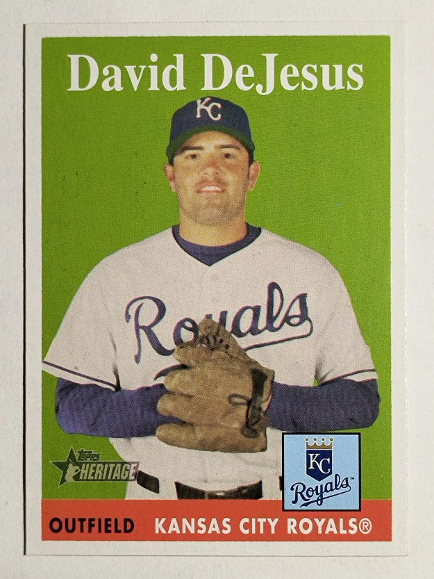 2007 Topps Heritage #91 David DeJesus