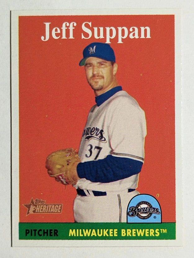 2007 Topps Heritage #97a Jeff Suppan