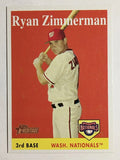 2007 Topps Heritage #98a Ryan Zimmerman
