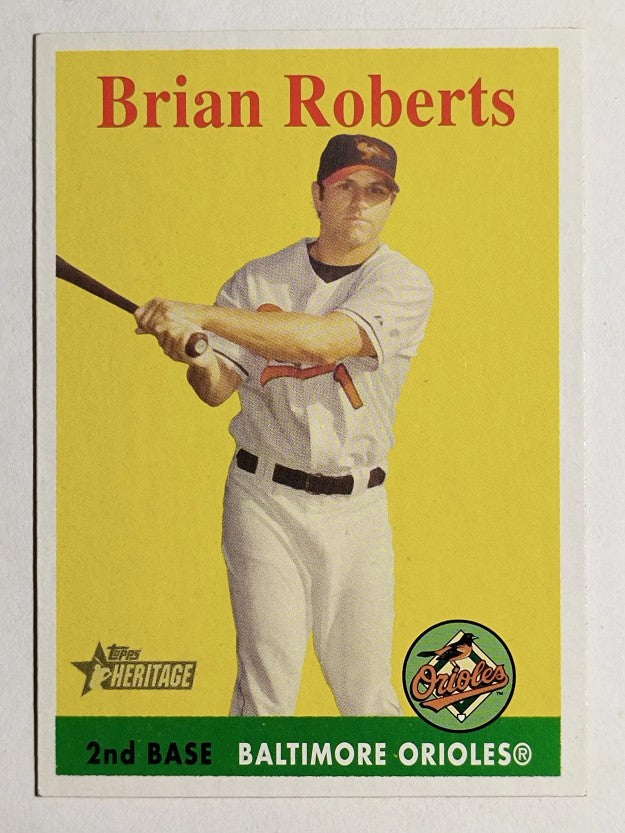 2007 Topps Heritage #102 Brian Roberts