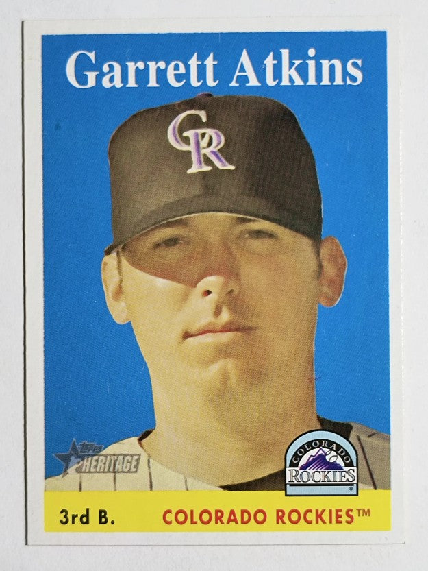 2007 Topps Heritage #107 Garrett Atkins