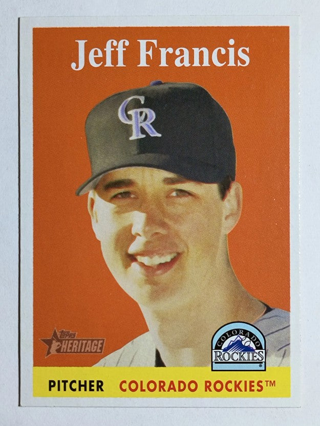 2007 Topps Heritage #111 Jeff Francis