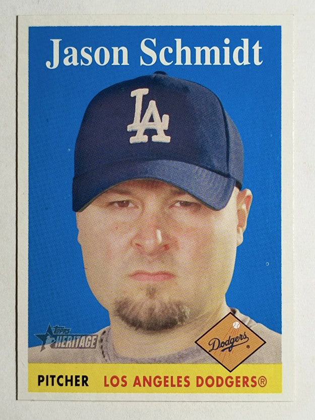 2007 Topps Heritage #152 Jason Schmidt