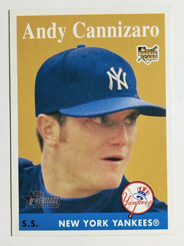 2007 Topps Heritage #175 Andy Cannizaro RC
