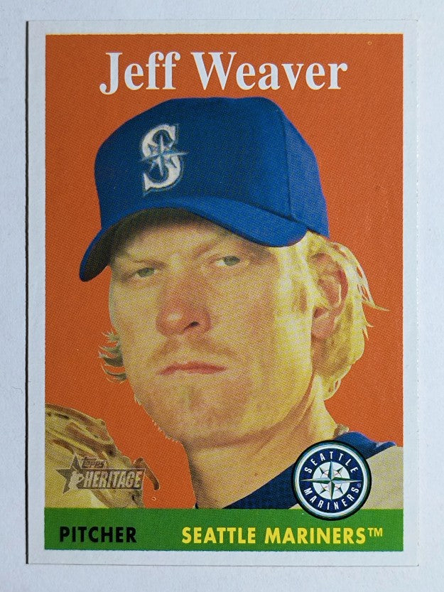 2007 Topps Heritage #180 Jeff Weaver