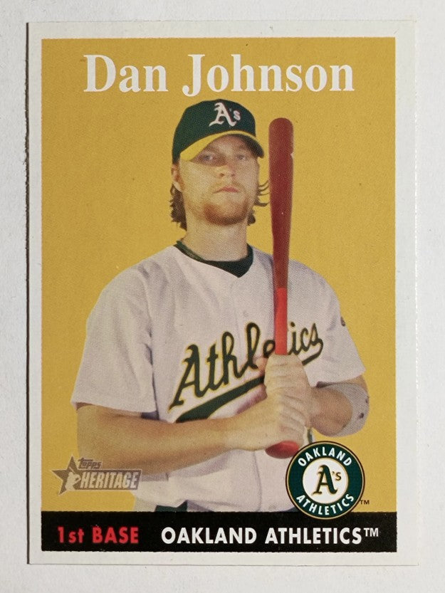 2007 Topps Heritage #188 Dan Johnson