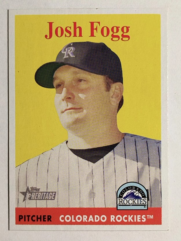 2007 Topps Heritage #200 Josh Fogg