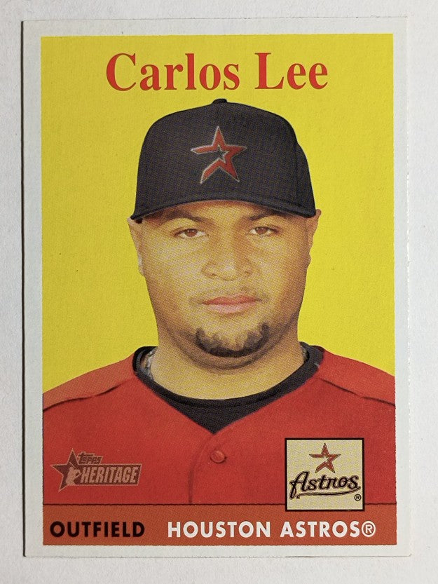 2007 Topps Heritage #201 Carlos Lee