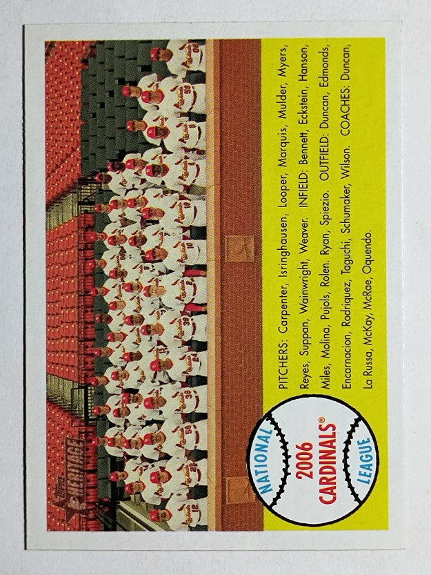 2007 Topps Heritage #216 St. Louis Cardinals TC