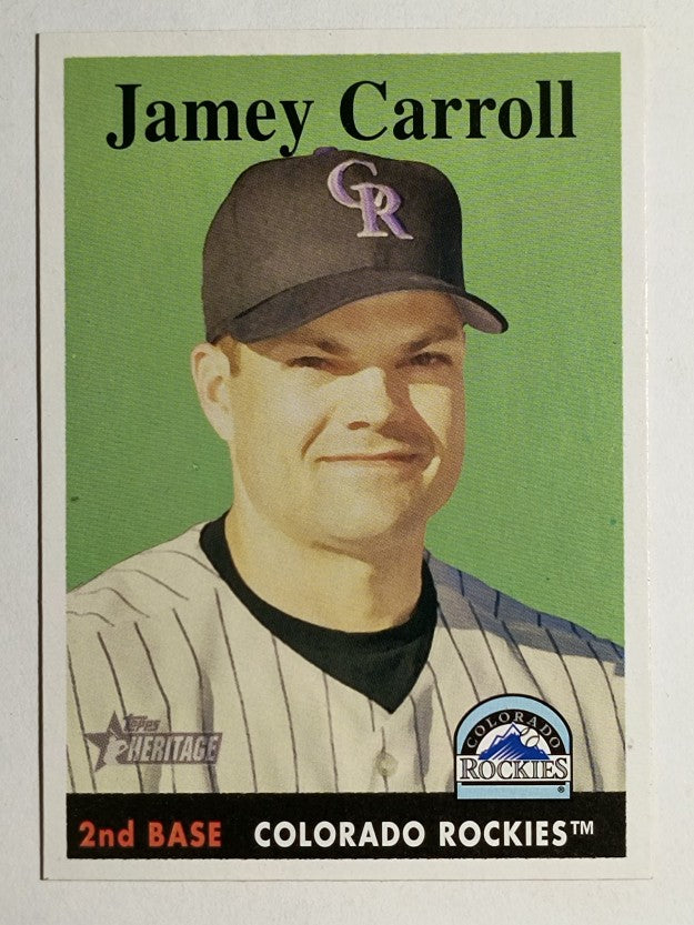2007 Topps Heritage #247 Jamey Carroll