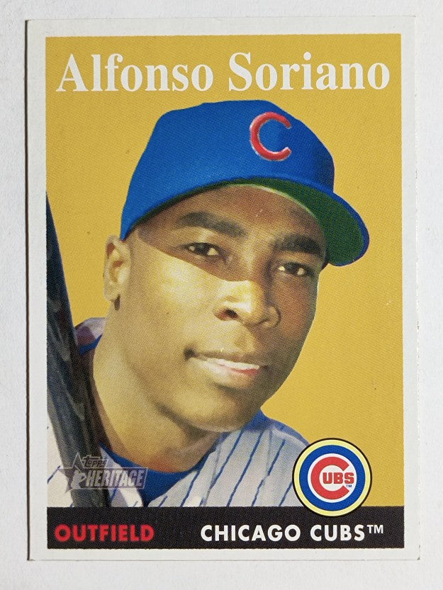 2007 Topps Heritage #250 Alfonso Soriano