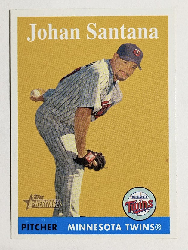 2007 Topps Heritage #255 Johan Santana
