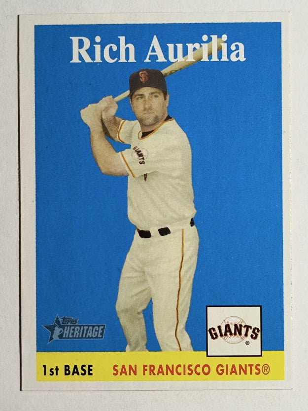 2007 Topps Heritage #268 Rich Aurilia