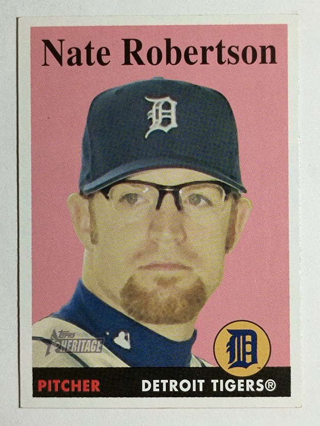 2007 Topps Heritage #282 Nate Robertson