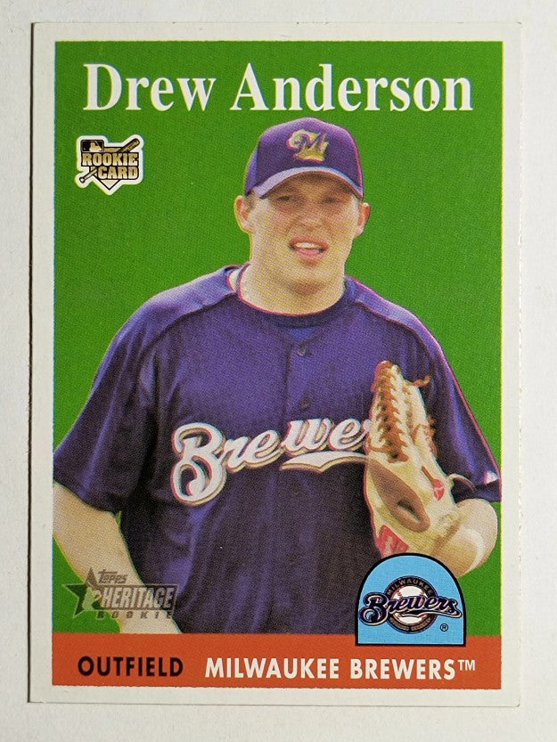 2007 Topps Heritage #283 Drew Anderson RC